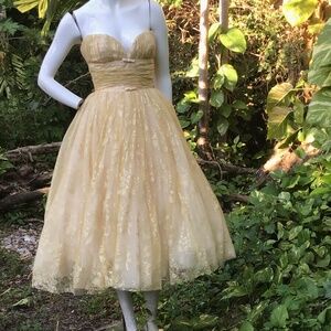 Vintage lace midi  Dress from London